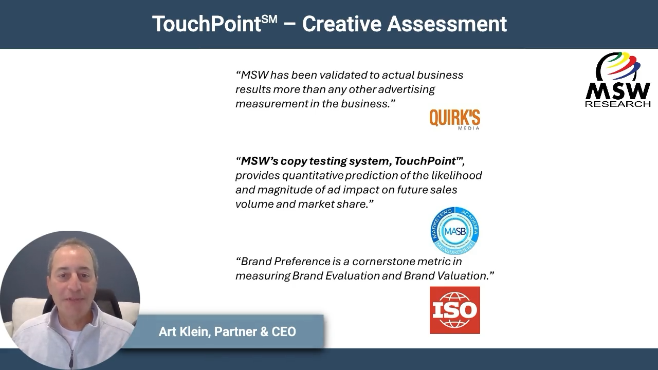 TouchPoint℠ – Creative Assessment