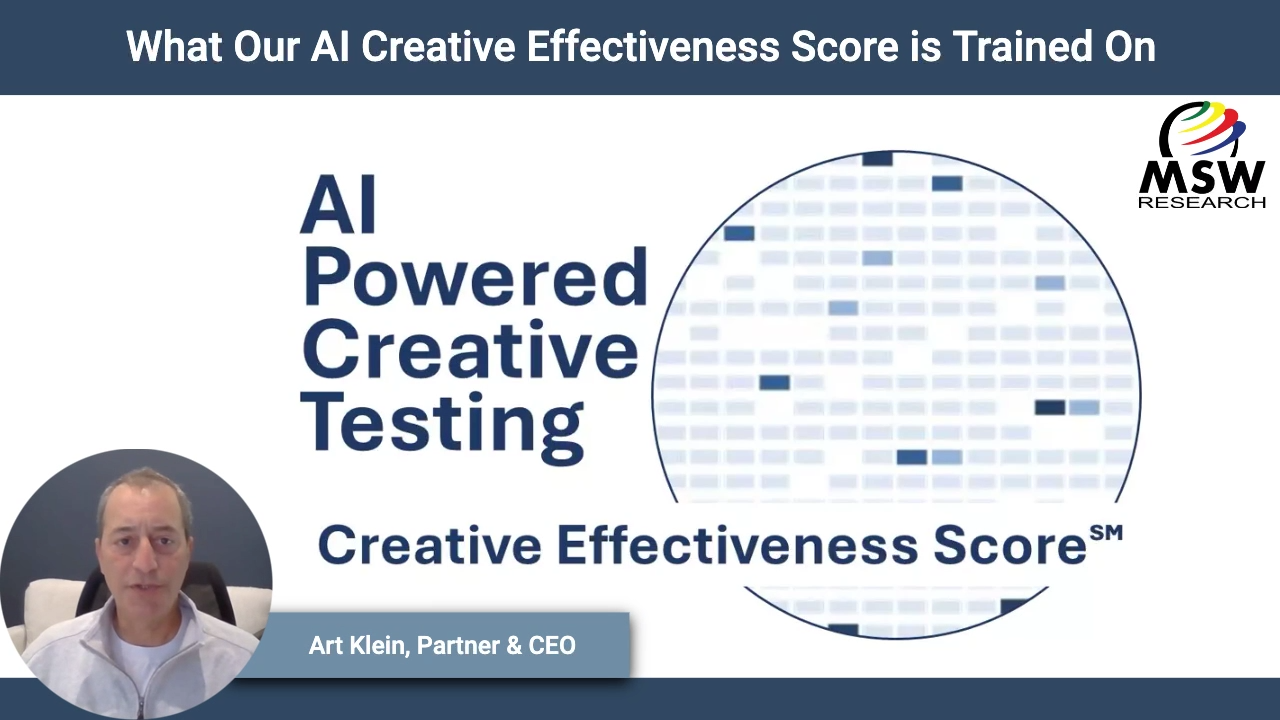 | Video Blog | What Our AI Creative Effectiveness Score is Trained On