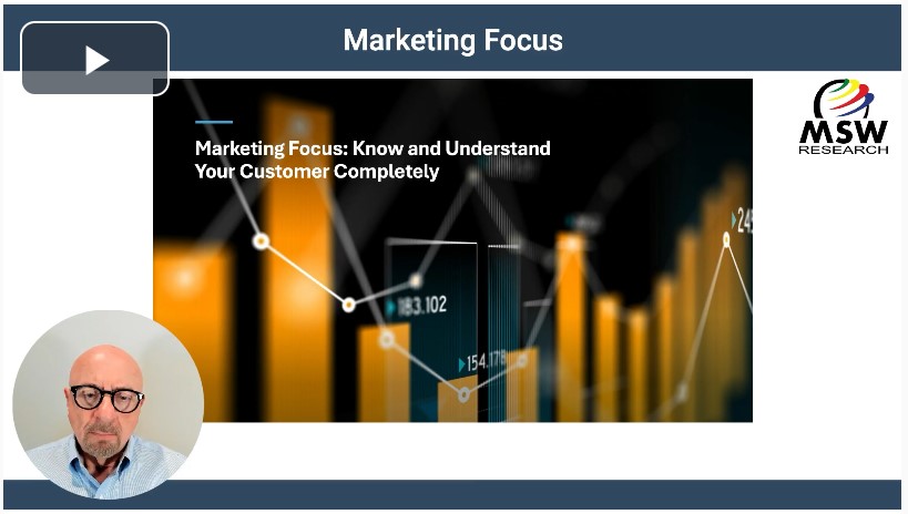 Marketing Focus: Know and Understand Your Customer Completely