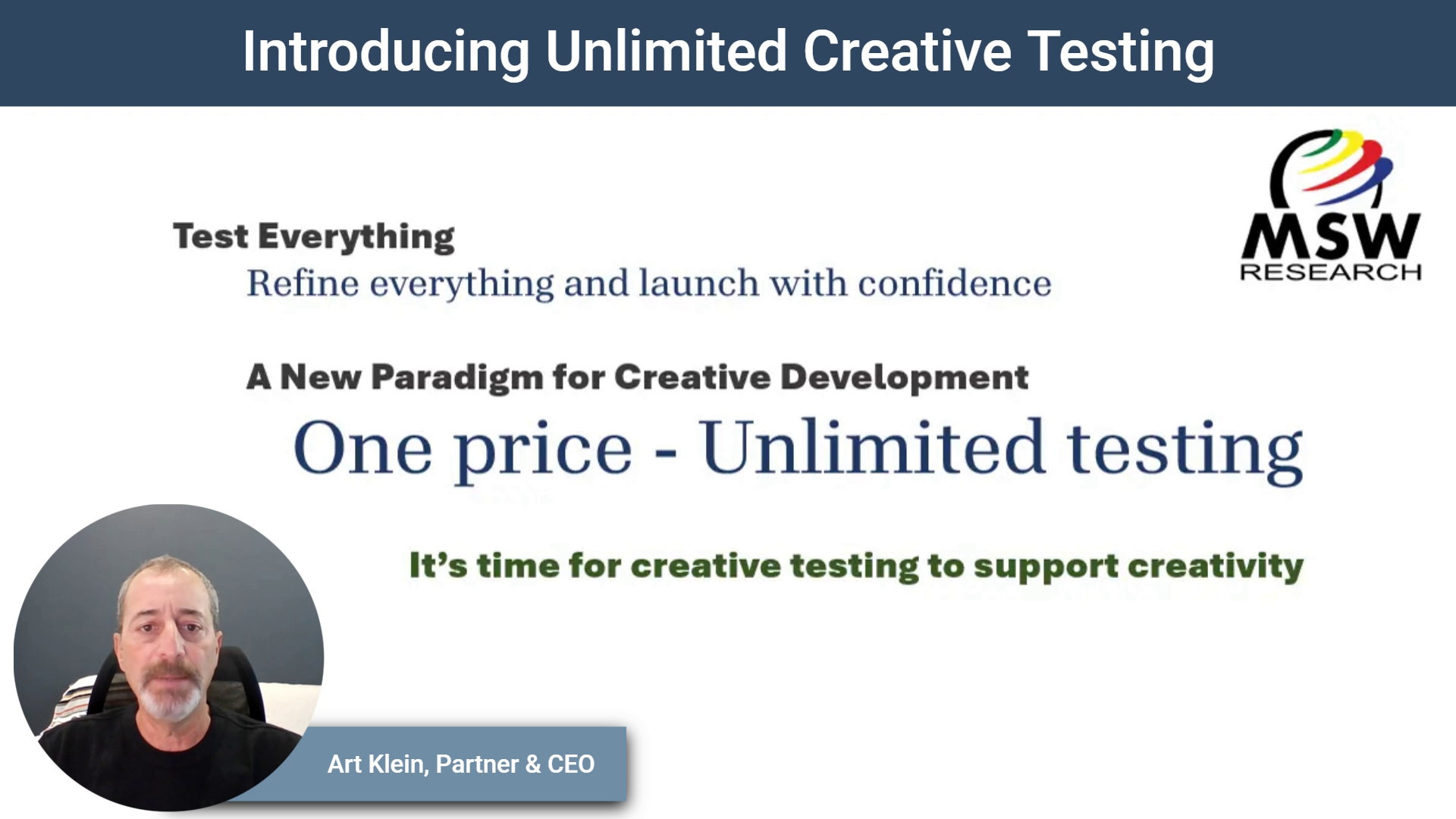 Introducing Unlimited Creative Testing