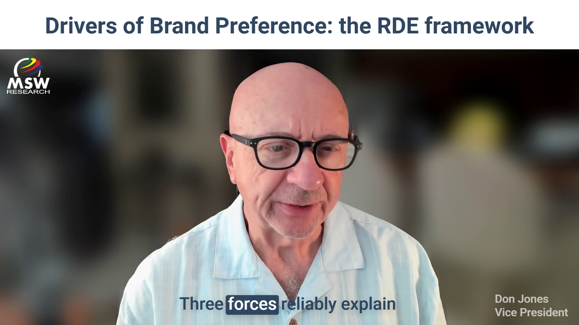 Drivers of Brand Preference: The RDE Framework
