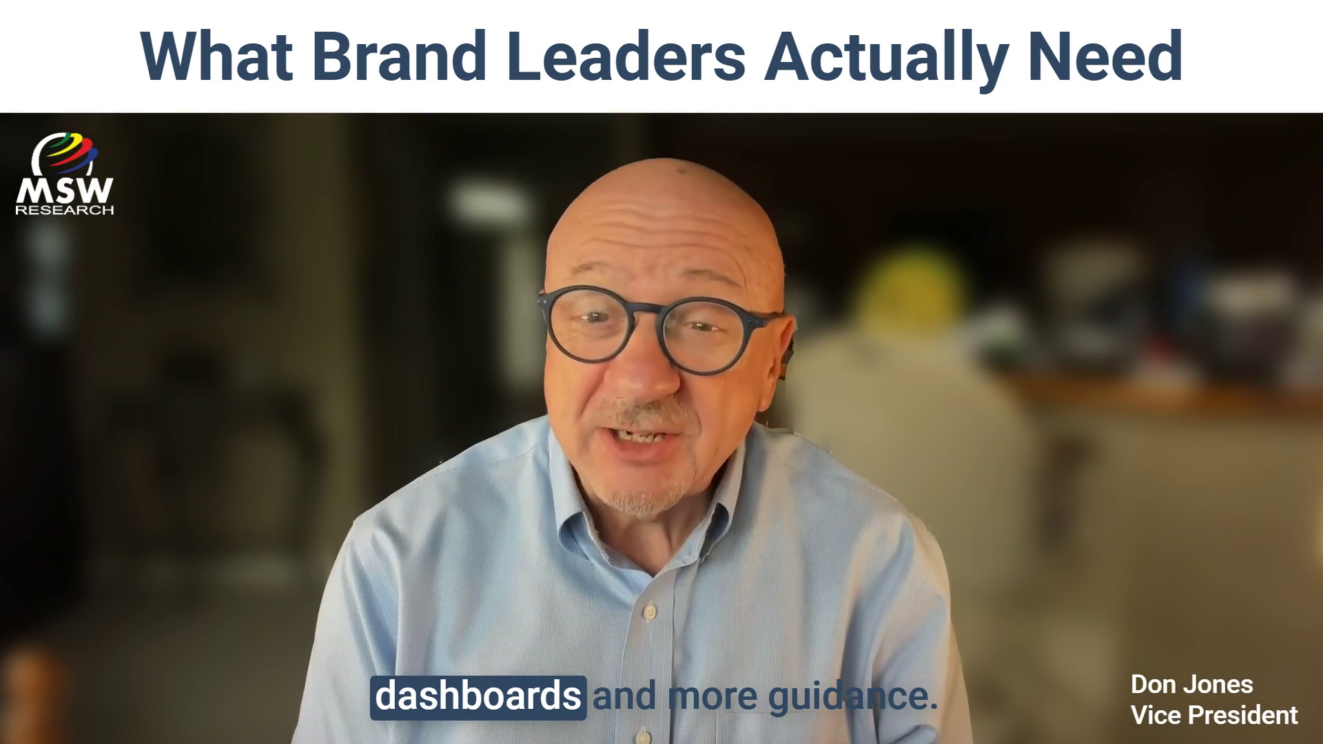 What Brand Leaders Actually Need