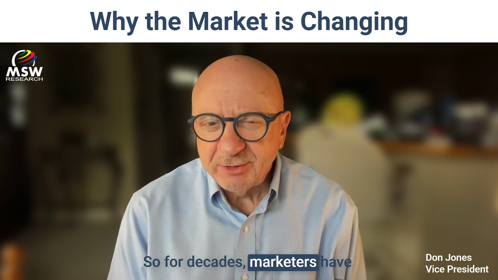Why the Market is Changing